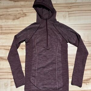 Lululemon Athletica Maroon Hooded Top